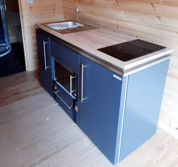 Cobalt blue kitchen